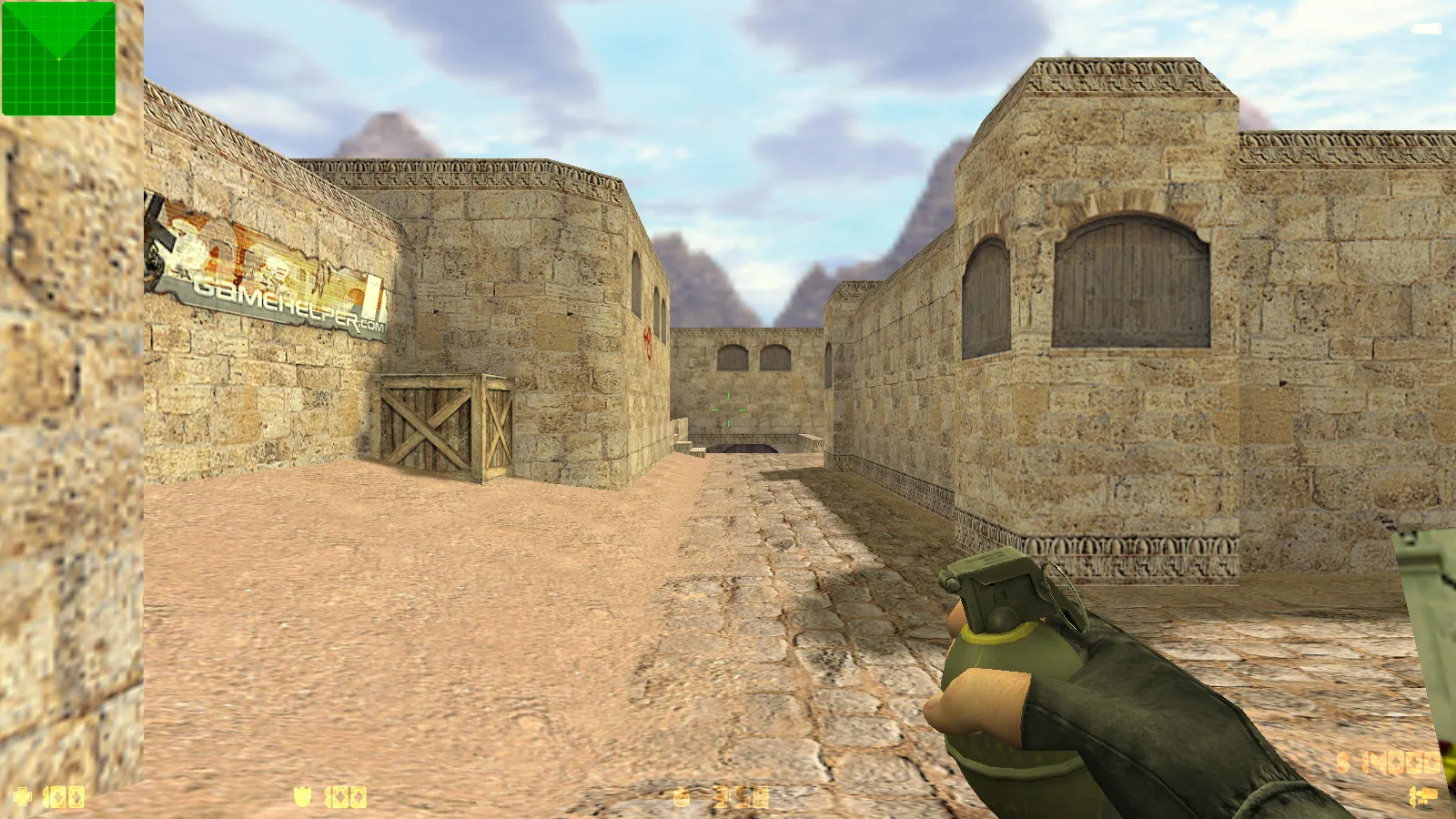 Скриншот  CS 1.6 Freedo_m: 30 HD-моделей оружия, темное меню, монохромный фон и оптимизированный config.cfg