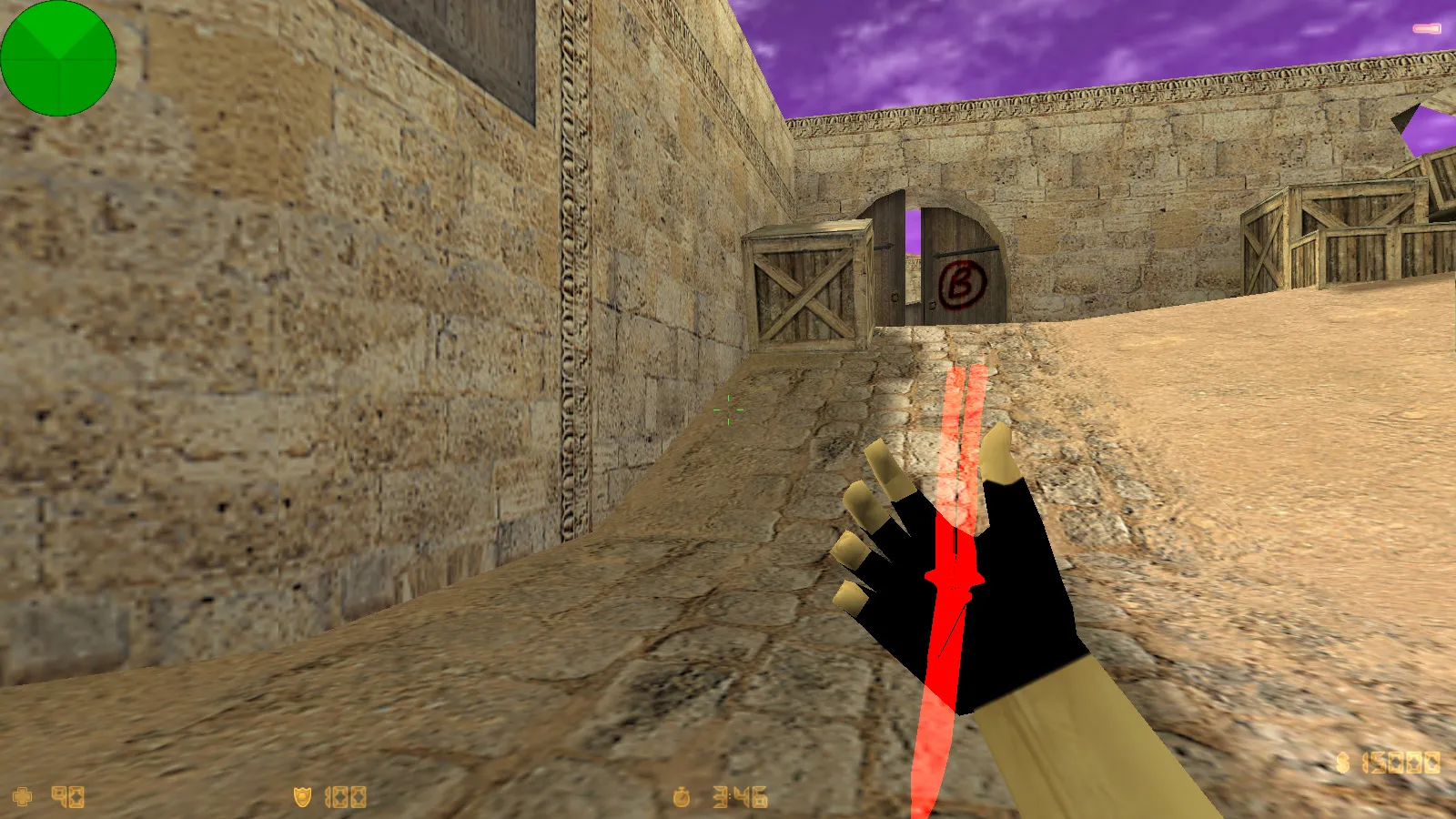 Скриншот CS 1.6 от FURY1111: блогерская сборка с 7 модами, черно-красные скины, красное меню, оптимизированный config.cfg