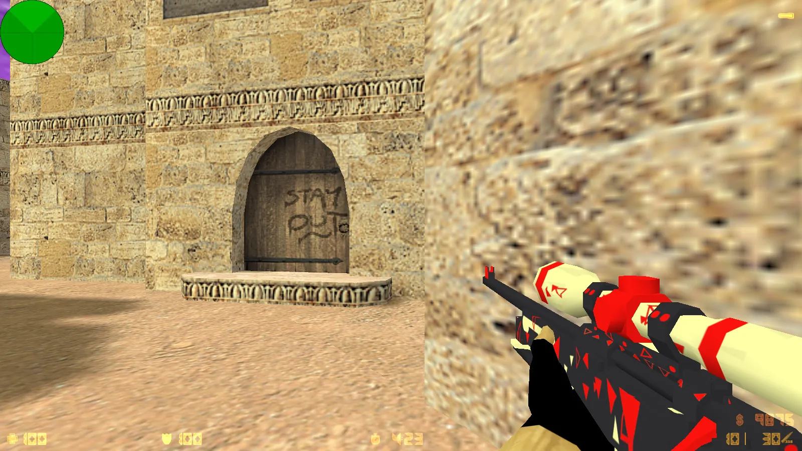 Скриншот  CS 1.6 от FURY1111: блогерская сборка с 7 модами, черно-красные скины, красное меню, оптимизированный config.cfg