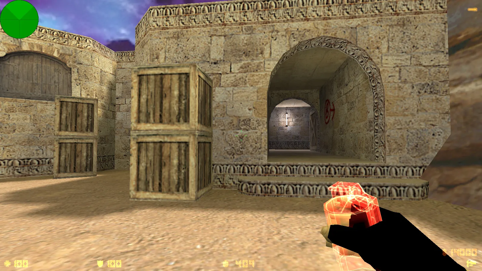 Скриншот  CS 1.6 от FURY1111: блогерская сборка с 7 модами, черно-красные скины, красное меню, оптимизированный config.cfg