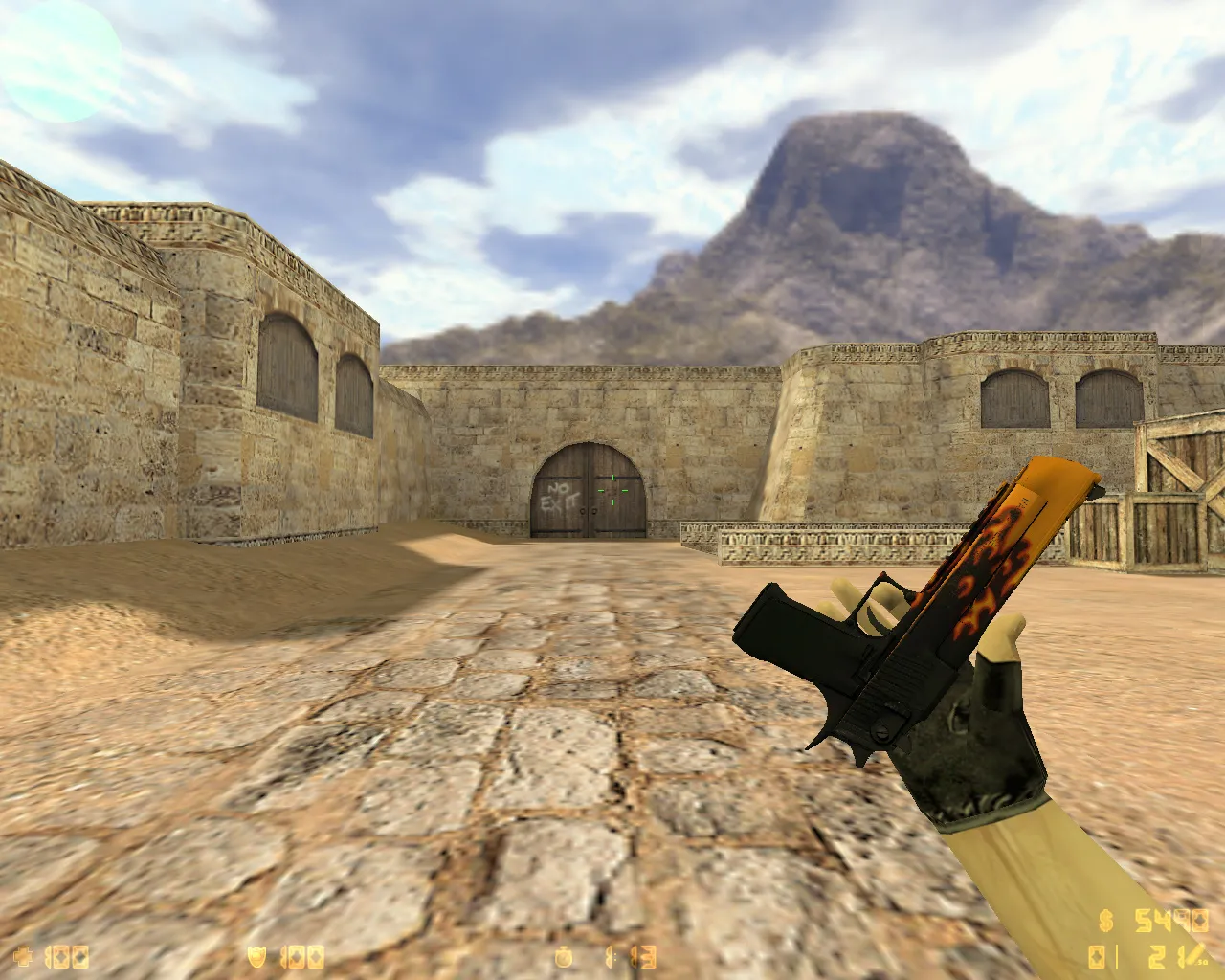 Скриншот  CS 1.6 от GEN: блогерская сборка с v_/p_/w_ оружием, масками Гая Фокса, белым меню, оптимизированным конфигом