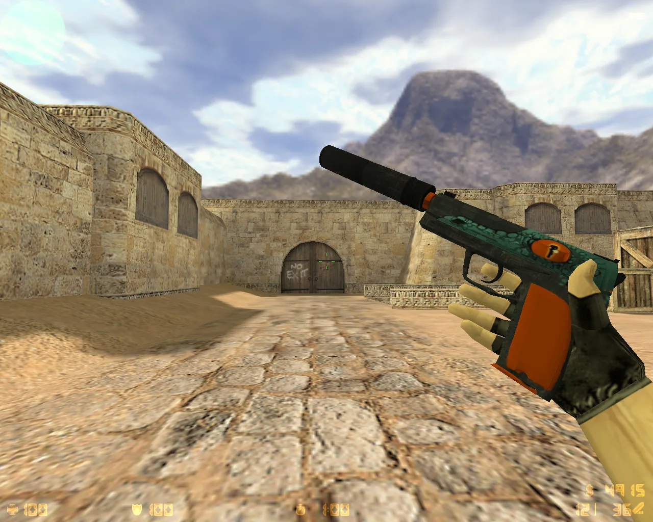 Скриншот  CS 1.6 от GEN: блогерская сборка с v_/p_/w_ оружием, масками Гая Фокса, белым меню, оптимизированным конфигом