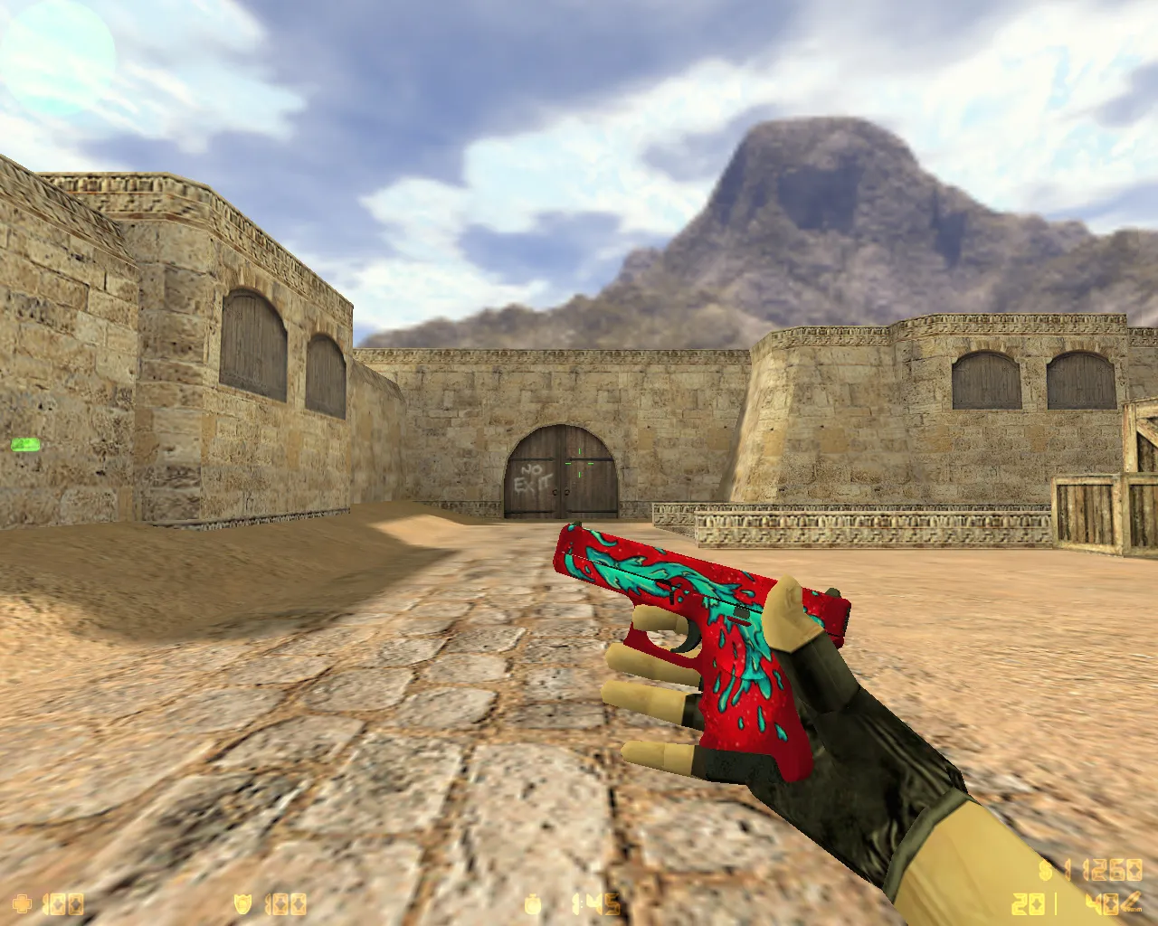 Скриншот  CS 1.6 от GEN: блогерская сборка с v_/p_/w_ оружием, масками Гая Фокса, белым меню, оптимизированным конфигом