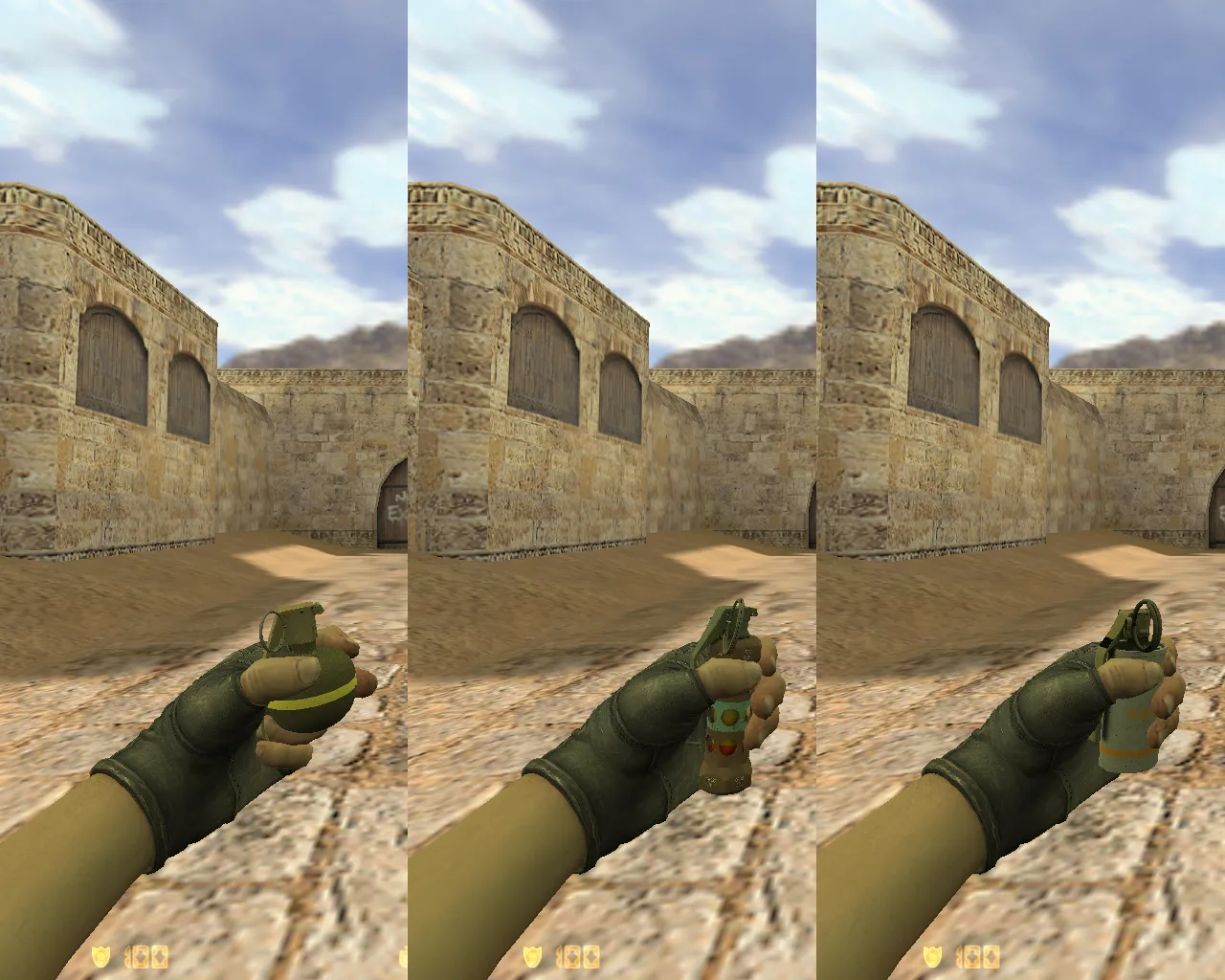 Скриншот  CS 1.6 от GEN: блогерская сборка с v_/p_/w_ оружием, масками Гая Фокса, белым меню, оптимизированным конфигом