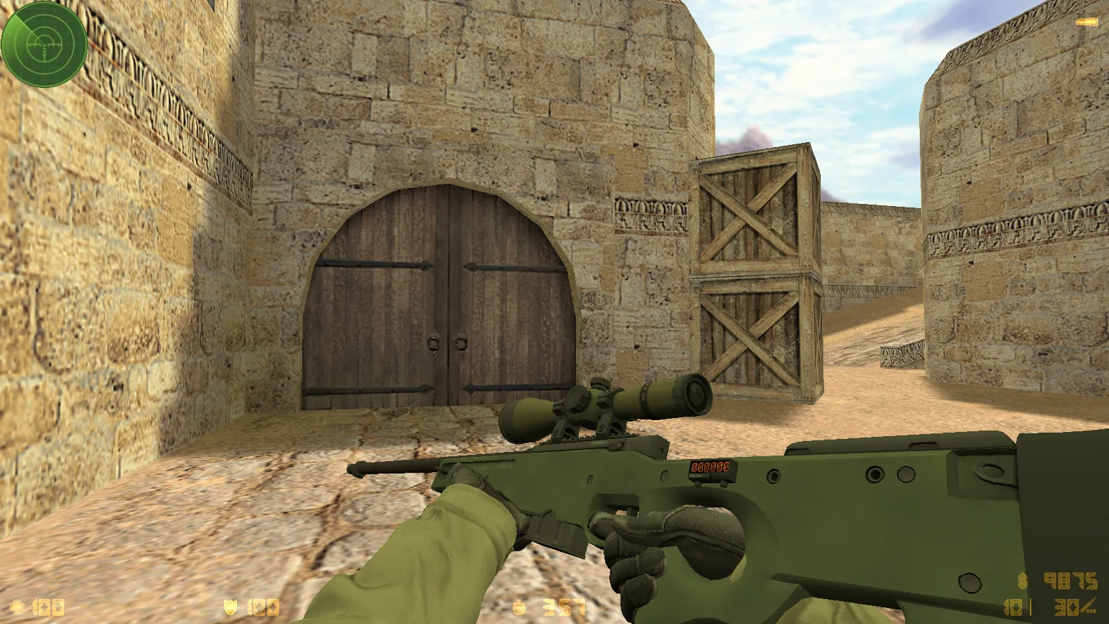 Скриншот  CS 1.6 GO v1 от dream-x leo: 10 обновок, v_, p_, w_ оружие, звуки, меню и оптимизированный конфиг