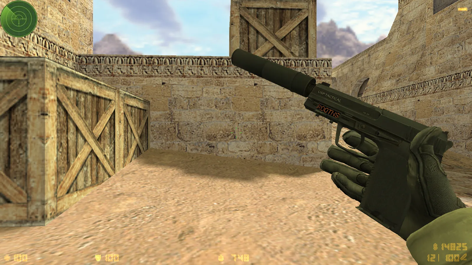 Скриншот  CS 1.6 GO v1 от dream-x leo: 10 обновок, v_, p_, w_ оружие, звуки, меню и оптимизированный конфиг