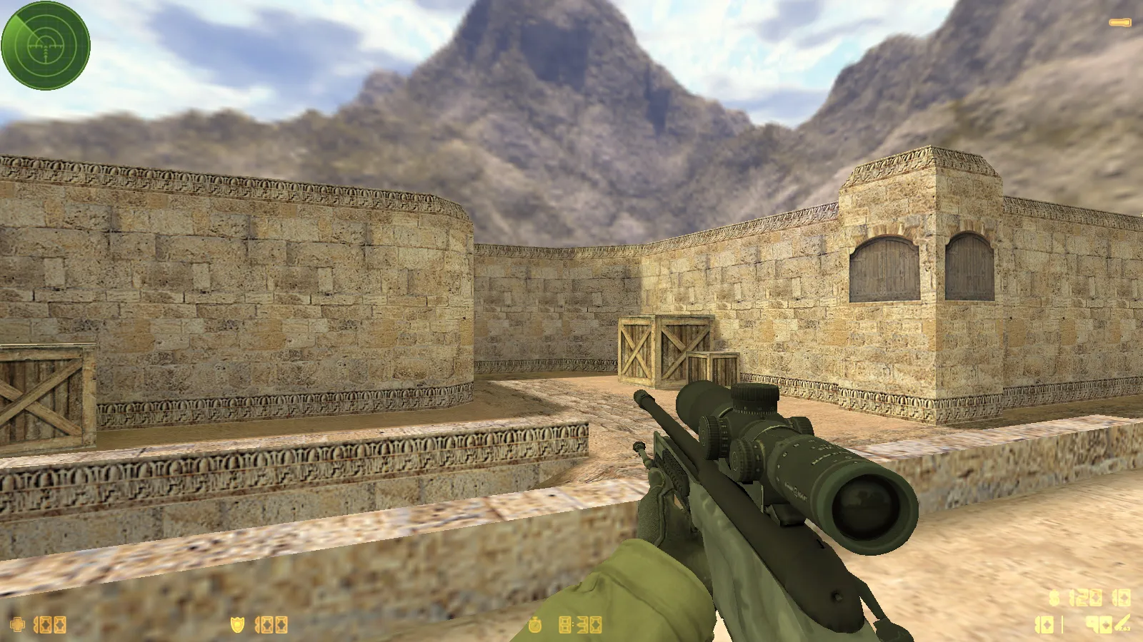 Скриншот  CS 1.6 GO v1 от dream-x leo: 10 обновок, v_, p_, w_ оружие, звуки, меню и оптимизированный конфиг