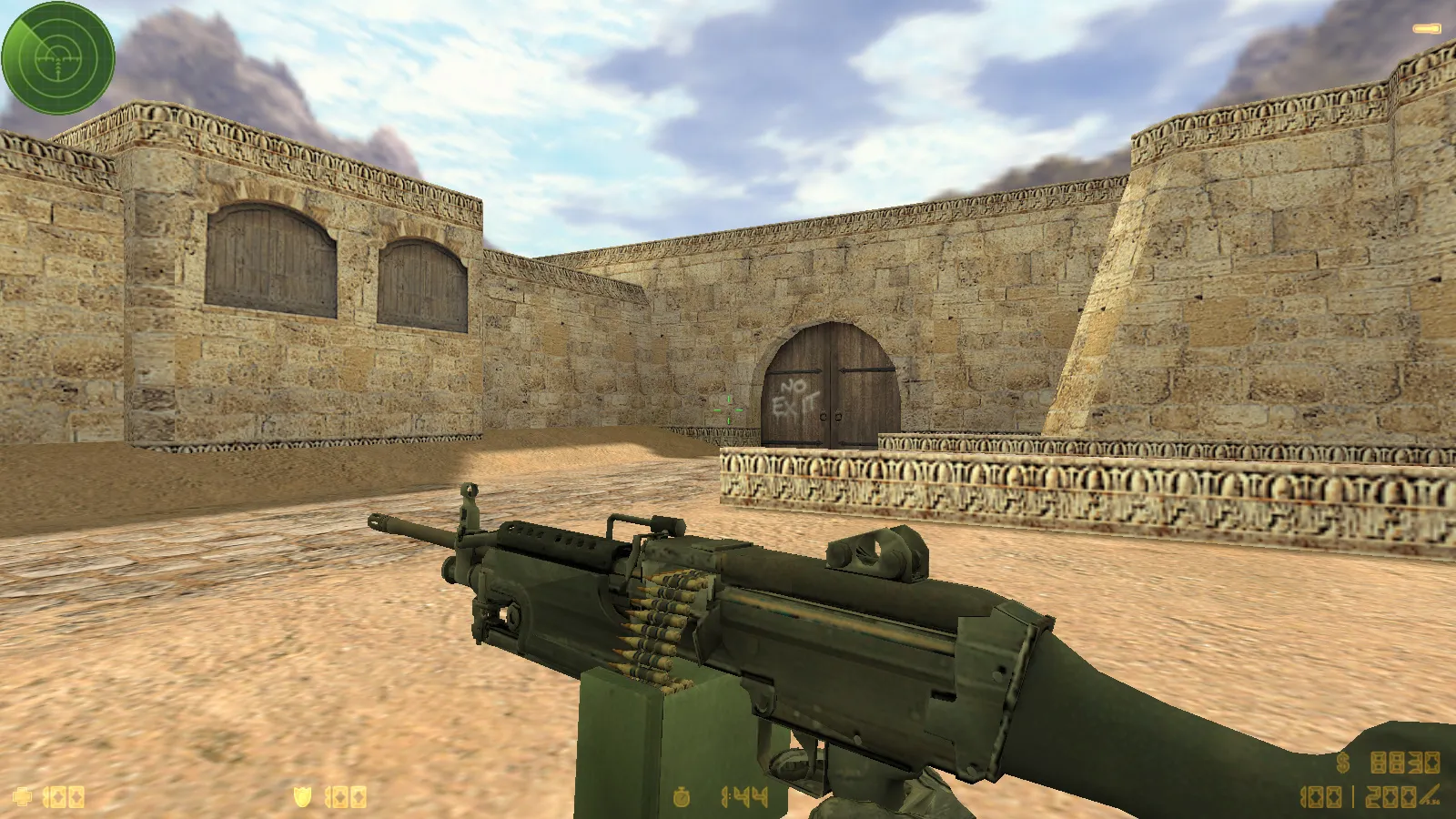 Скриншот  CS 1.6 GO v1 от dream-x leo: 10 обновок, v_, p_, w_ оружие, звуки, меню и оптимизированный конфиг