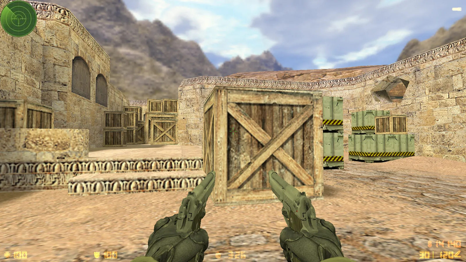 Скриншот  CS 1.6 GO v1 от dream-x leo: 10 обновок, v_, p_, w_ оружие, звуки, меню и оптимизированный конфиг