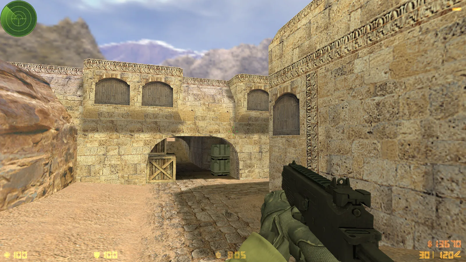 Скриншот  CS 1.6 GO v1 от dream-x leo: 10 обновок, v_, p_, w_ оружие, звуки, меню и оптимизированный конфиг