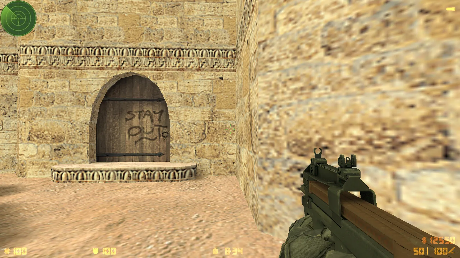 Скриншот  CS 1.6 GO v1 от dream-x leo: 10 обновок, v_, p_, w_ оружие, звуки, меню и оптимизированный конфиг