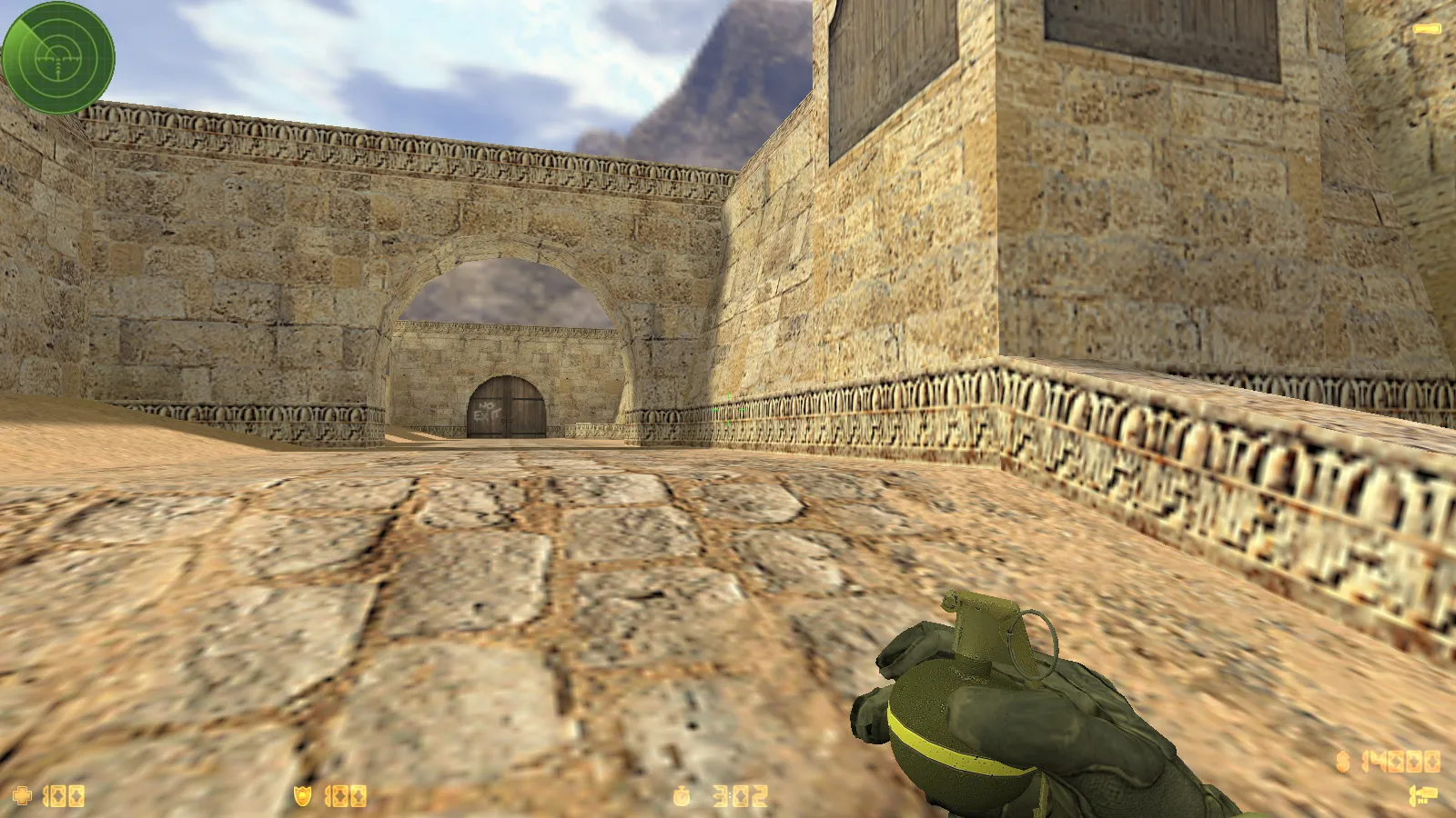 Скриншот  CS 1.6 GO v1 от dream-x leo: 10 обновок, v_, p_, w_ оружие, звуки, меню и оптимизированный конфиг