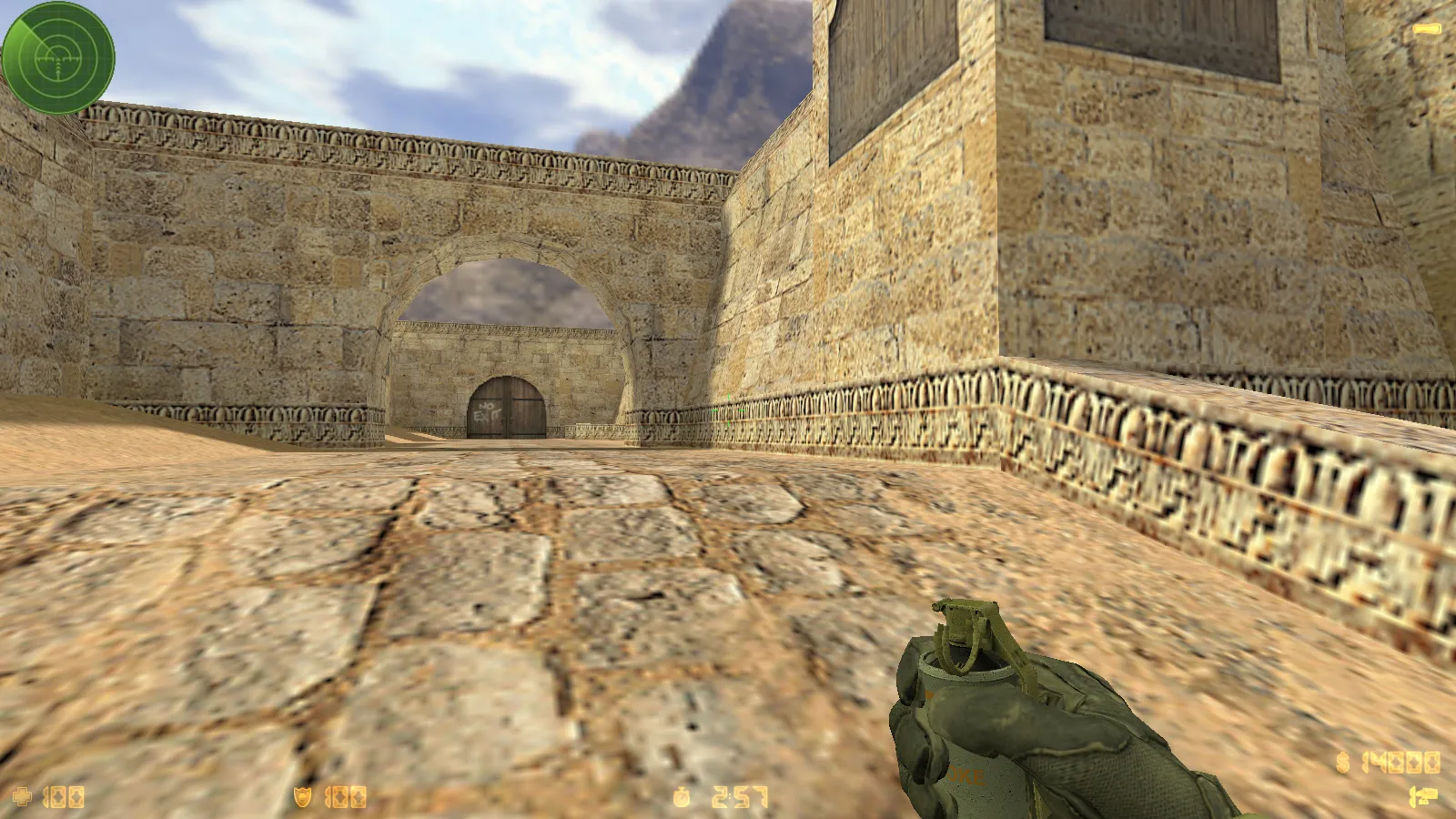 Скриншот  CS 1.6 GO v1 от dream-x leo: 10 обновок, v_, p_, w_ оружие, звуки, меню и оптимизированный конфиг