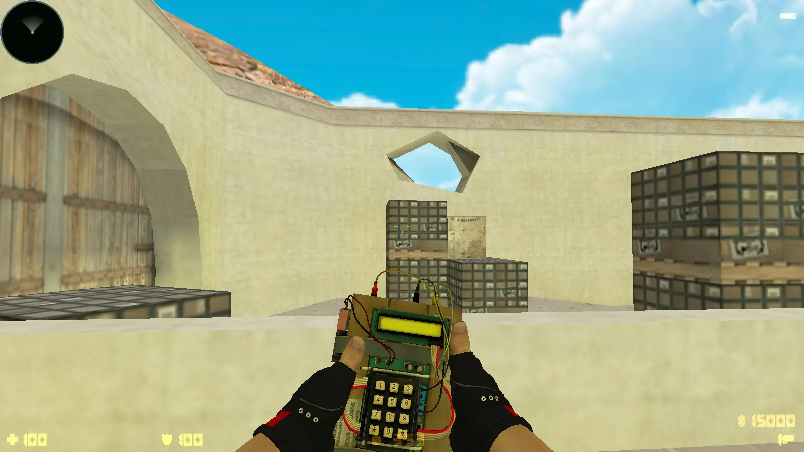 Скриншот  CS 1.6 CS GO V2: 12 обновок, 30 скинов оружия и перчатки, темное меню, звуки, музыка, конфиг