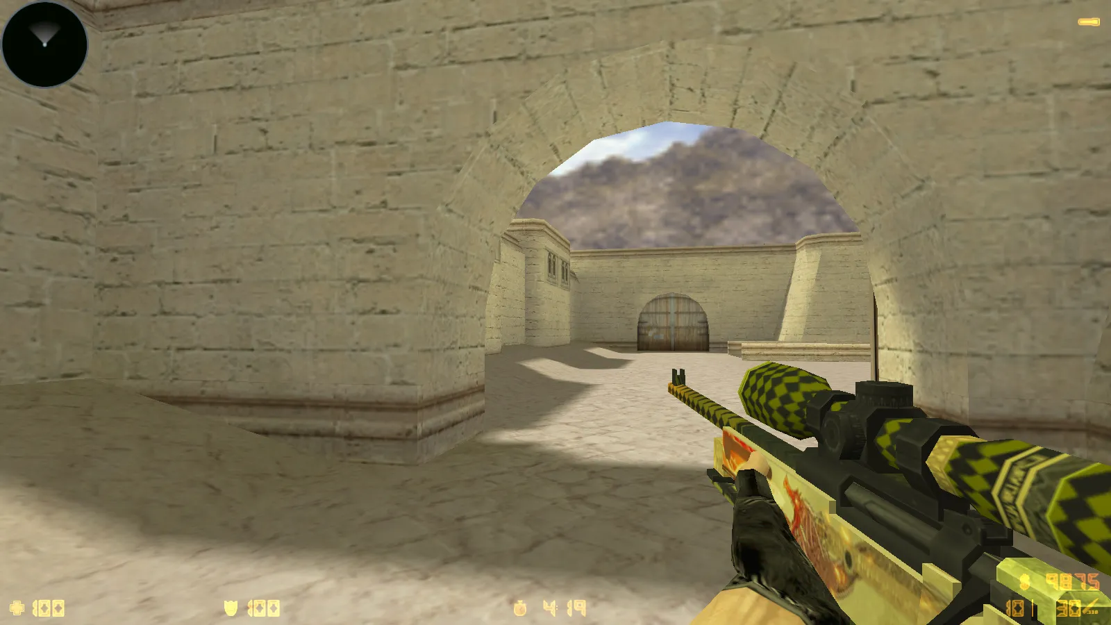 Скриншот  CS 1.6 CS GO v3 без анимации: скины, звуки и черное меню, оптимизированный конфиг, без рисков и автоконнекта