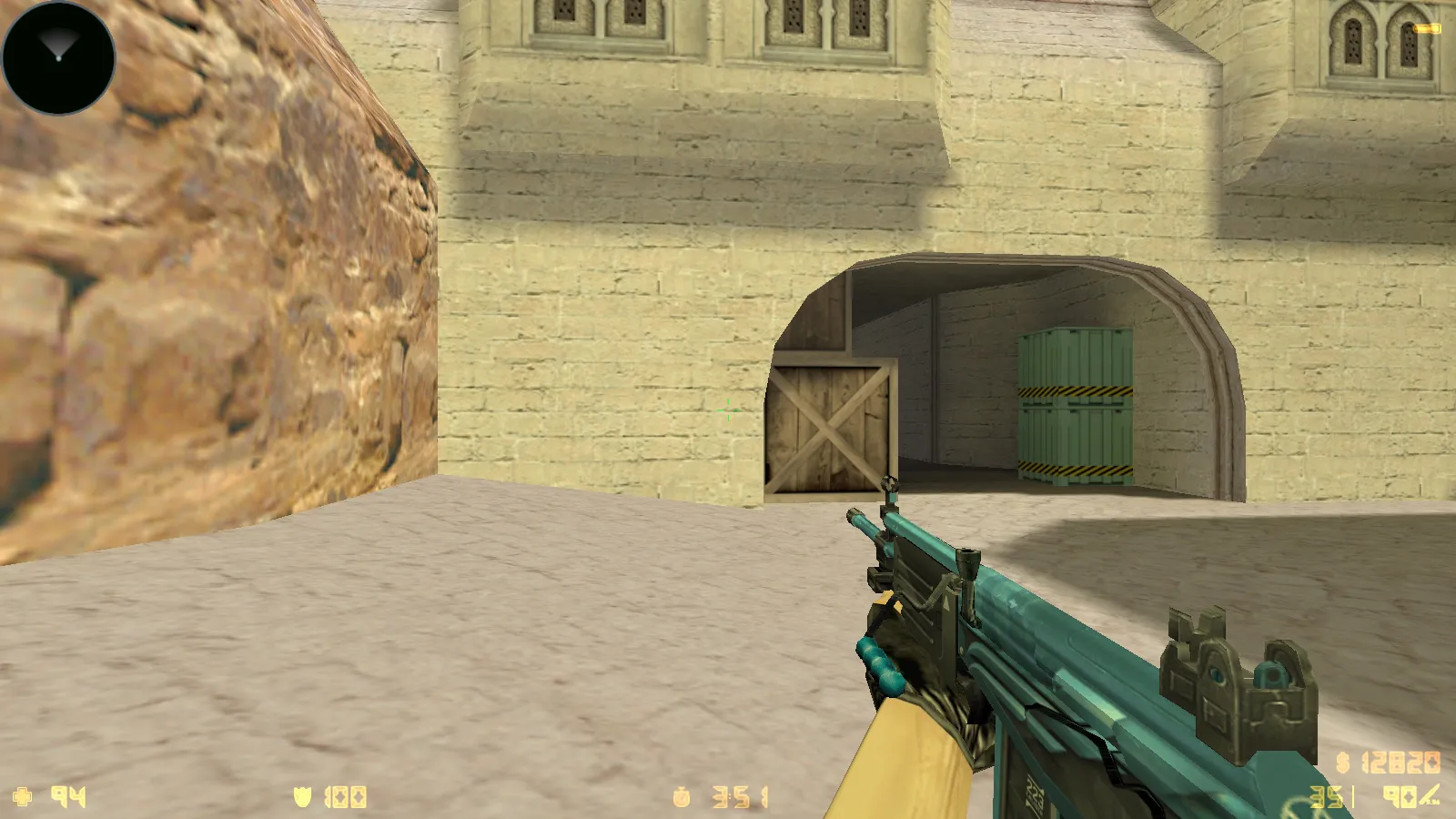 Скриншот  CS 1.6 CS GO v3 без анимации: скины, звуки и черное меню, оптимизированный конфиг, без рисков и автоконнекта