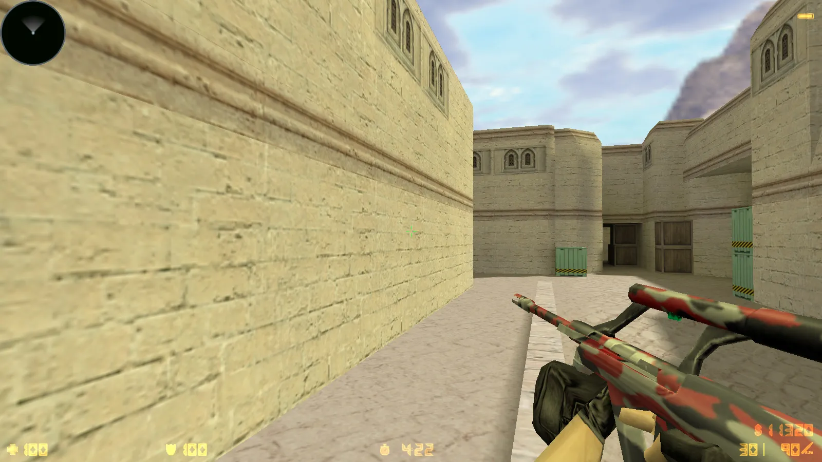 Скриншот  CS 1.6 CS GO v3 без анимации: скины, звуки и черное меню, оптимизированный конфиг, без рисков и автоконнекта