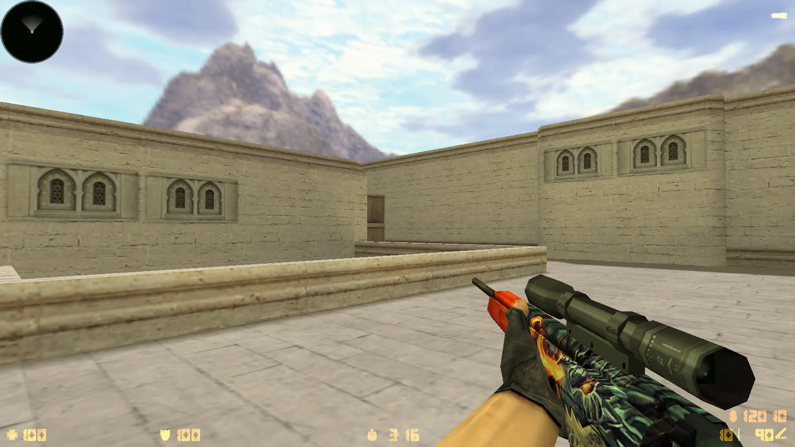 Скриншот  CS 1.6 CS GO v3 без анимации: скины, звуки и черное меню, оптимизированный конфиг, без рисков и автоконнекта