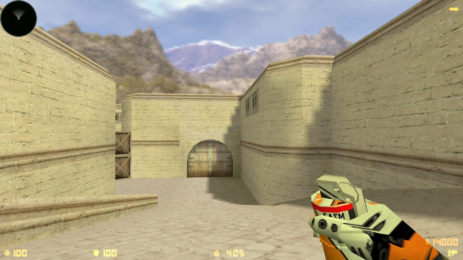 Скриншот  CS 1.6 CS GO v3 без анимации: скины, звуки и черное меню, оптимизированный конфиг, без рисков и автоконнекта