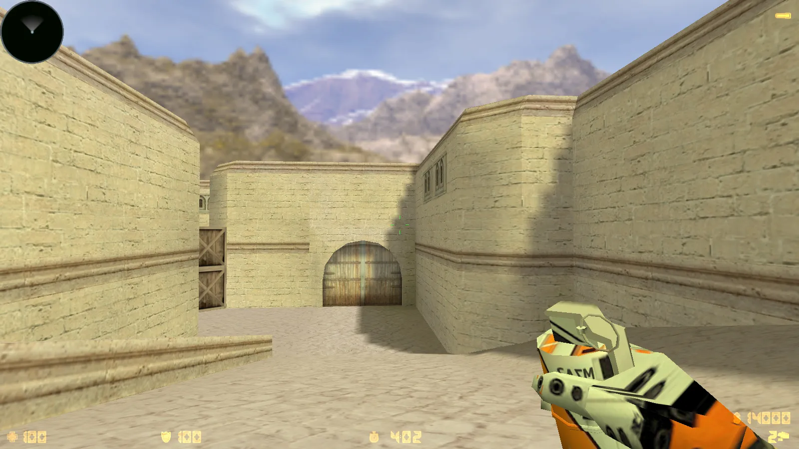 Скриншот  CS 1.6 CS GO v3 без анимации: скины, звуки и черное меню, оптимизированный конфиг, без рисков и автоконнекта