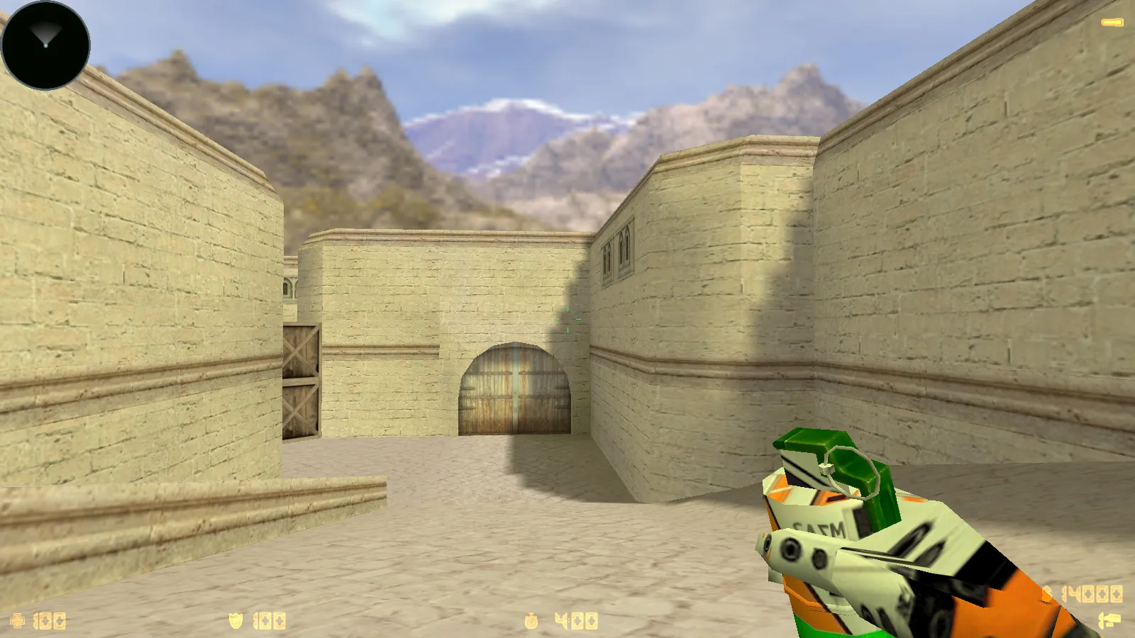 Скриншот  CS 1.6 CS GO v3 без анимации: скины, звуки и черное меню, оптимизированный конфиг, без рисков и автоконнекта