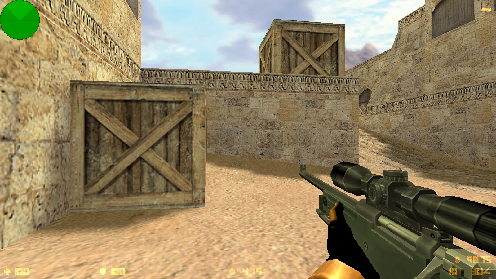 Скриншот  CS 1.6 Half-Life сборка: Гордон Фримен, монтировка, Метрокопы, темное меню и оптимизированный конфиг