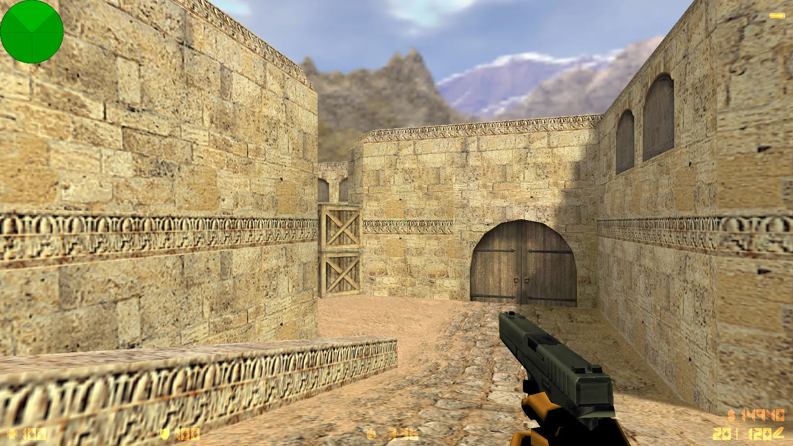 Скриншот  CS 1.6 Half-Life сборка: Гордон Фримен, монтировка, Метрокопы, темное меню и оптимизированный конфиг