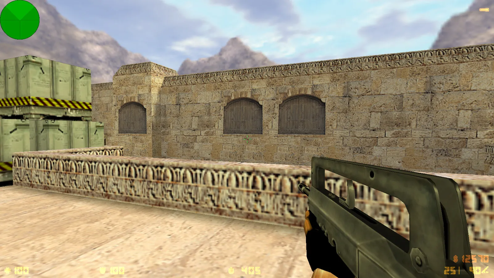 Скриншот  CS 1.6 Half-Life сборка: Гордон Фримен, монтировка, Метрокопы, темное меню и оптимизированный конфиг