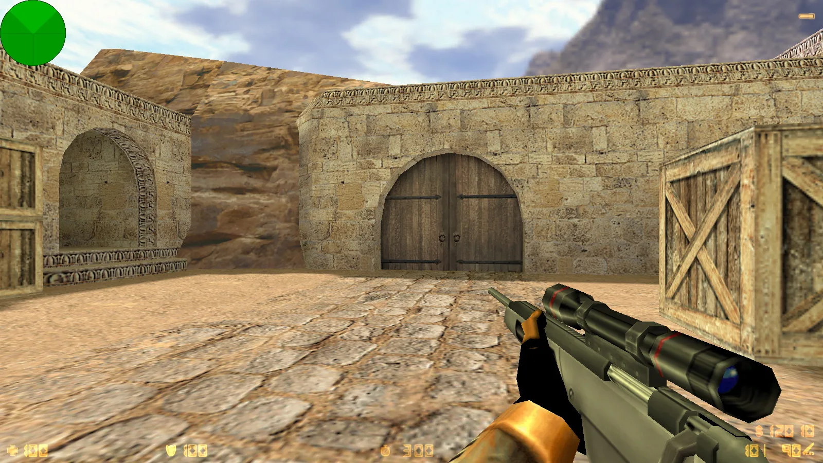 Скриншот  CS 1.6 Half-Life сборка: Гордон Фримен, монтировка, Метрокопы, темное меню и оптимизированный конфиг