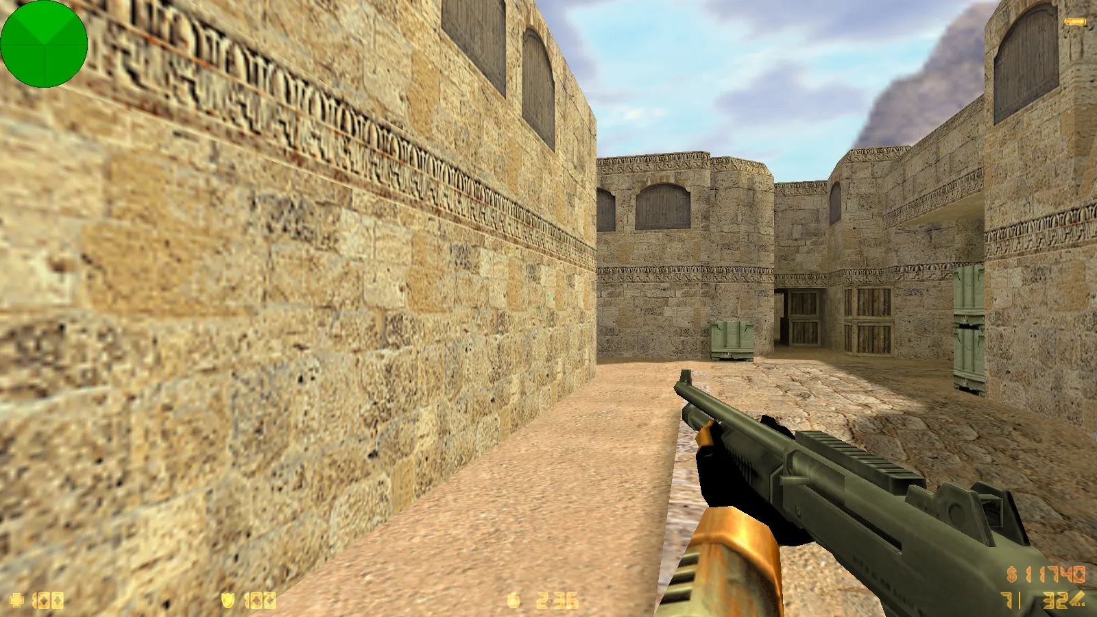 Скриншот  CS 1.6 Half-Life сборка: Гордон Фримен, монтировка, Метрокопы, темное меню и оптимизированный конфиг