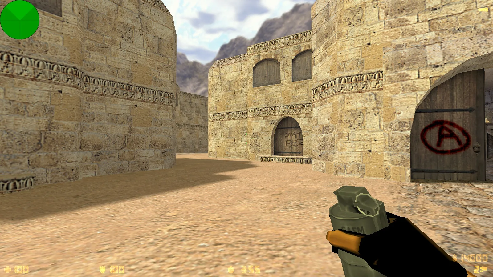 Скриншот  CS 1.6 Half-Life сборка: Гордон Фримен, монтировка, Метрокопы, темное меню и оптимизированный конфиг