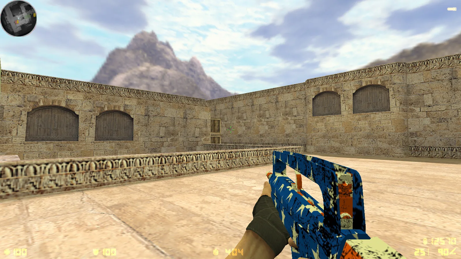 Скриншот  CS 1.6 Havoc сборка: 29 скинов оружия, темное меню, звуки и музыка, оптимизированный конфиг, стабильный запуск