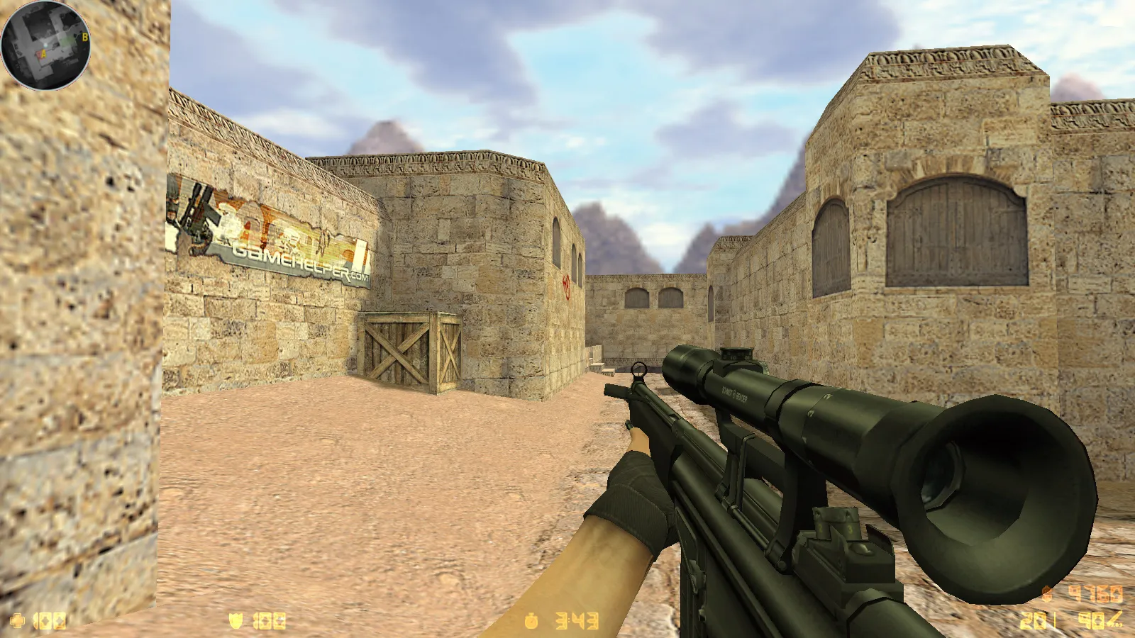 Скриншот  CS 1.6 Havoc сборка: 29 скинов оружия, темное меню, звуки и музыка, оптимизированный конфиг, стабильный запуск