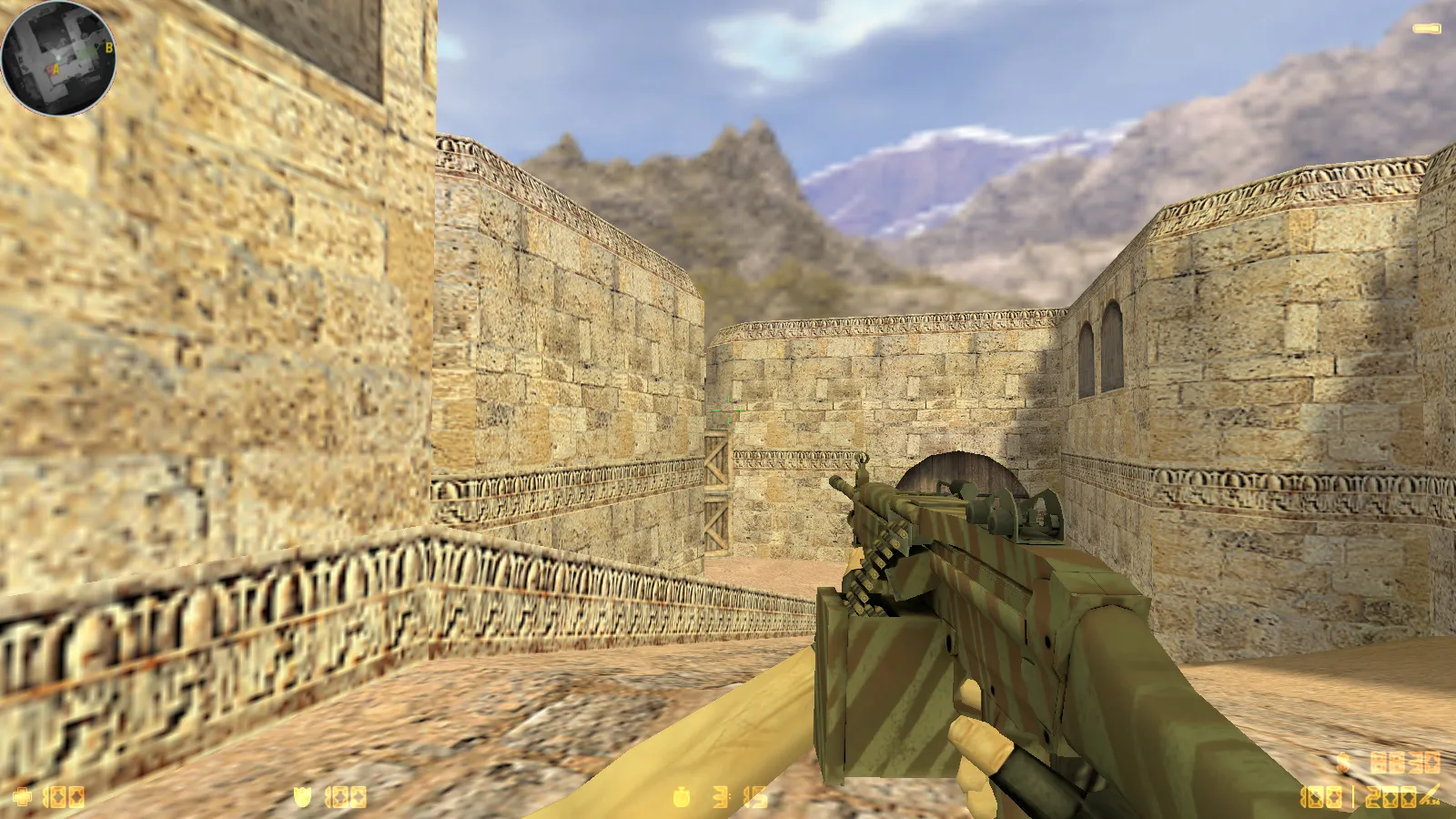 Скриншот  CS 1.6 Havoc сборка: 29 скинов оружия, темное меню, звуки и музыка, оптимизированный конфиг, стабильный запуск