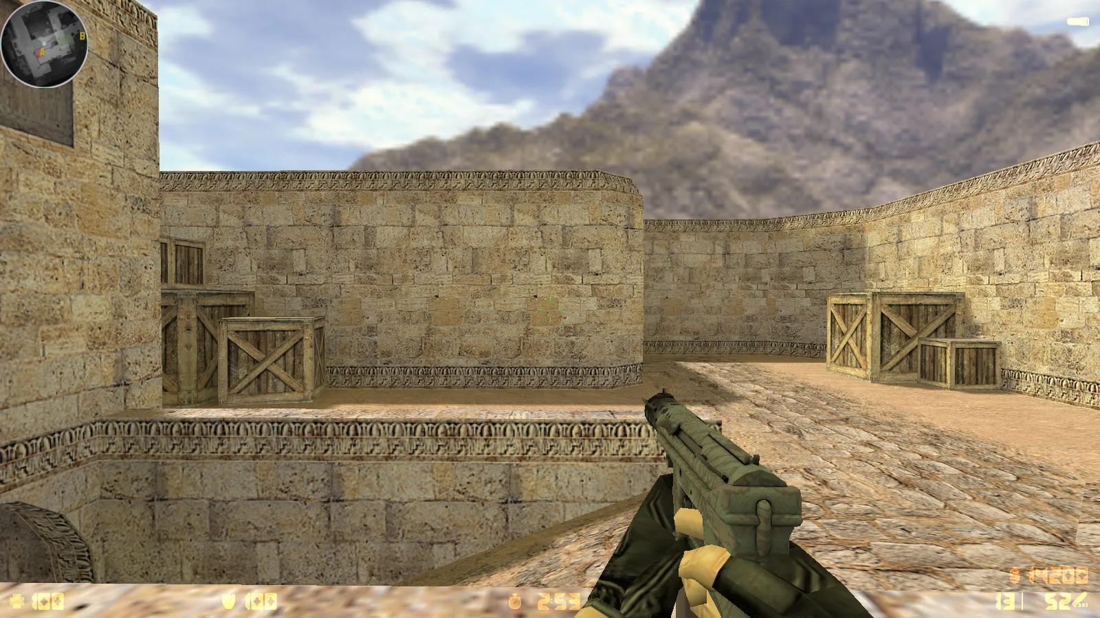 Скриншот  CS 1.6 Havoc сборка: 29 скинов оружия, темное меню, звуки и музыка, оптимизированный конфиг, стабильный запуск