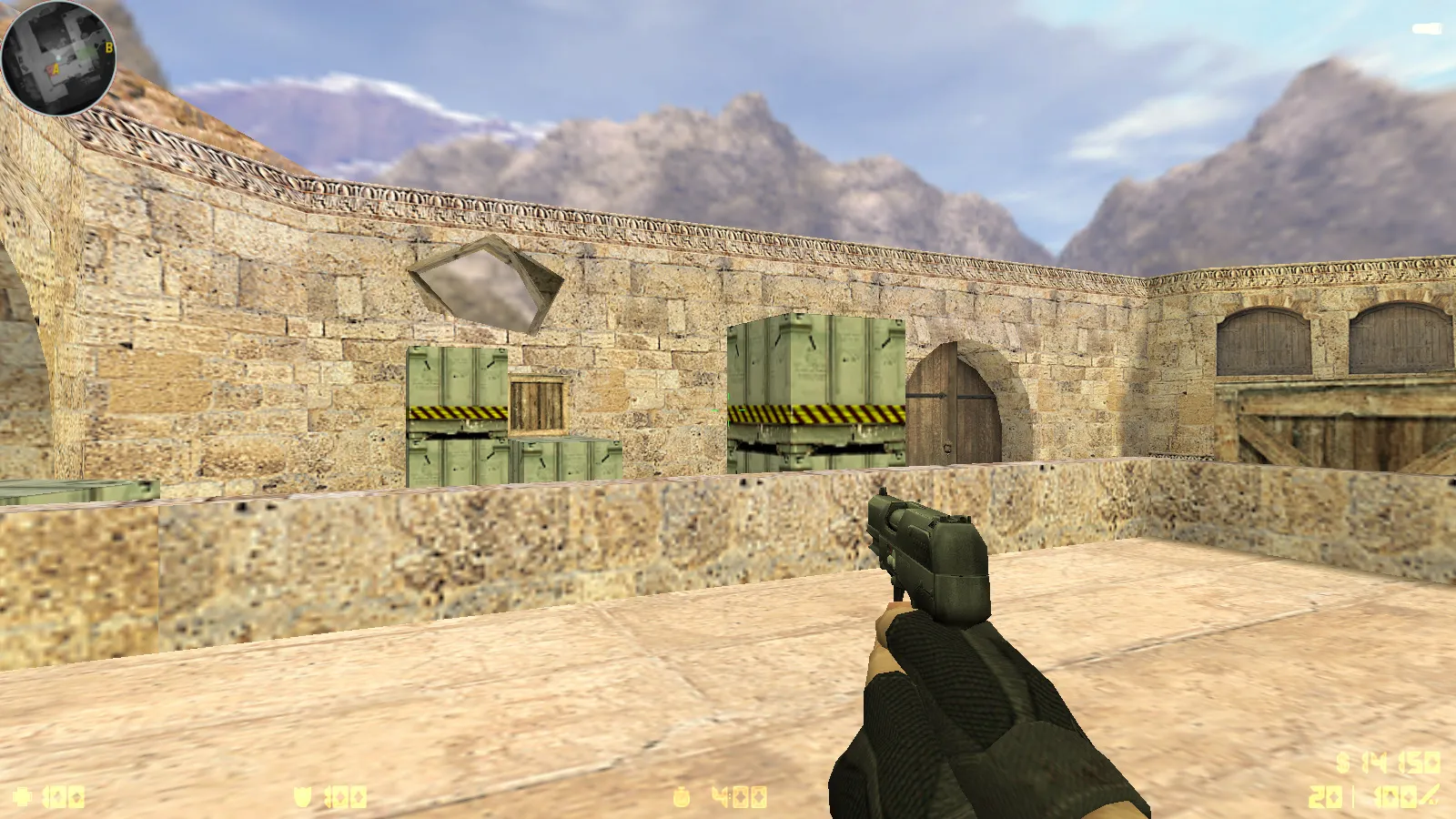 Скриншот  CS 1.6 Havoc сборка: 29 скинов оружия, темное меню, звуки и музыка, оптимизированный конфиг, стабильный запуск