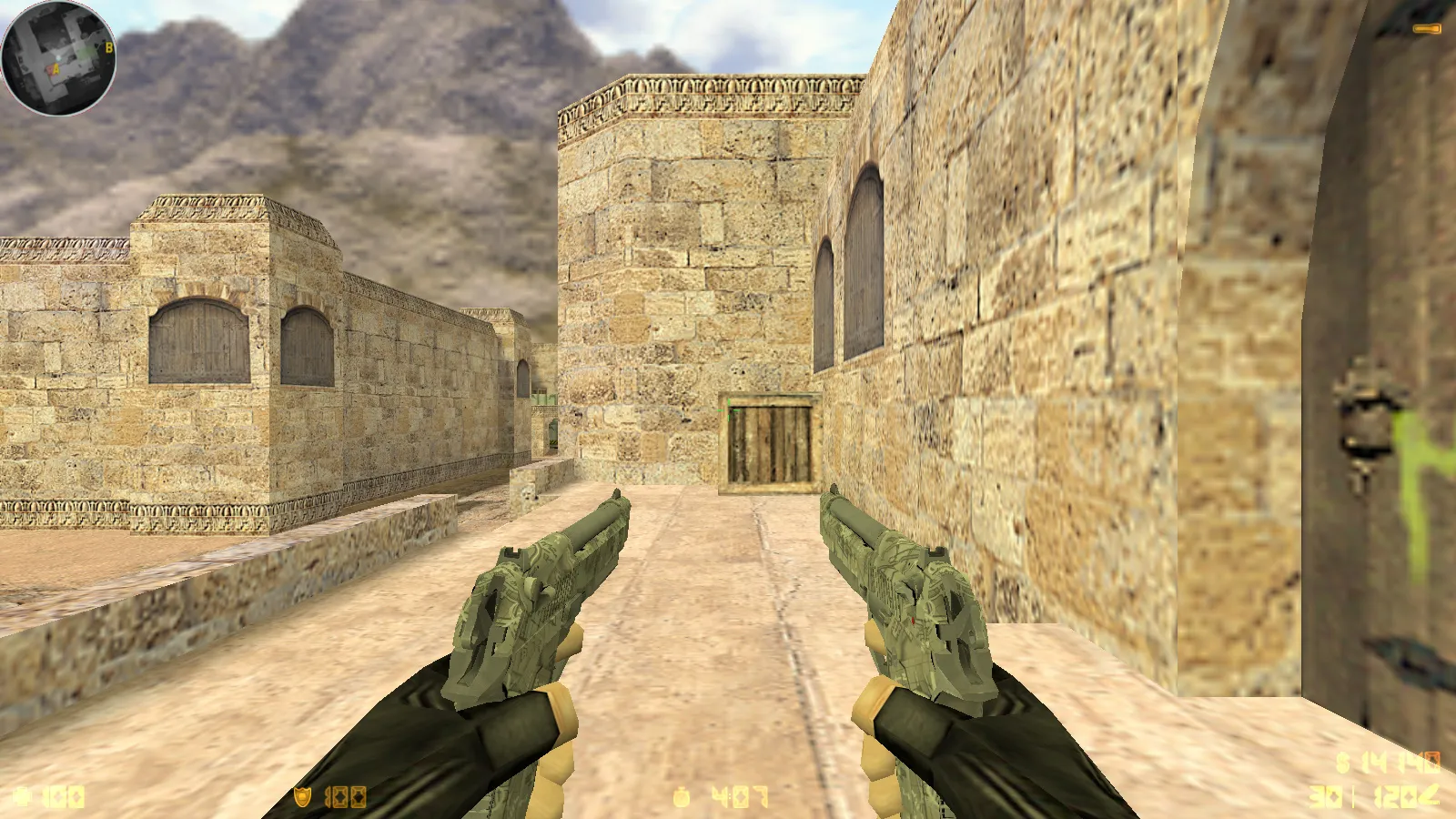 Скриншот  CS 1.6 Havoc сборка: 29 скинов оружия, темное меню, звуки и музыка, оптимизированный конфиг, стабильный запуск