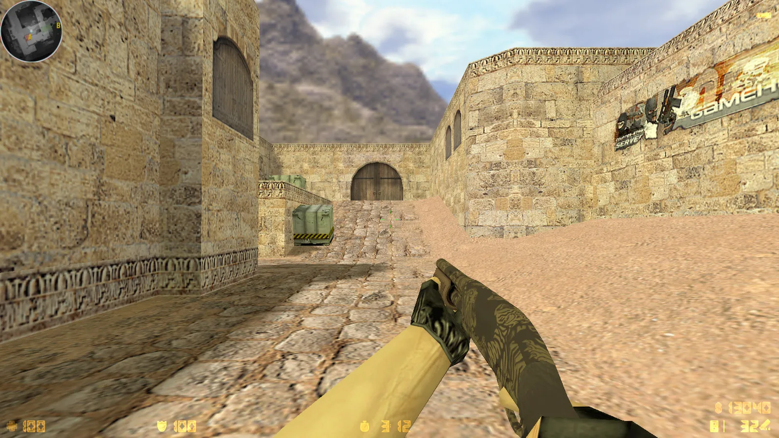 Скриншот  CS 1.6 Havoc сборка: 29 скинов оружия, темное меню, звуки и музыка, оптимизированный конфиг, стабильный запуск