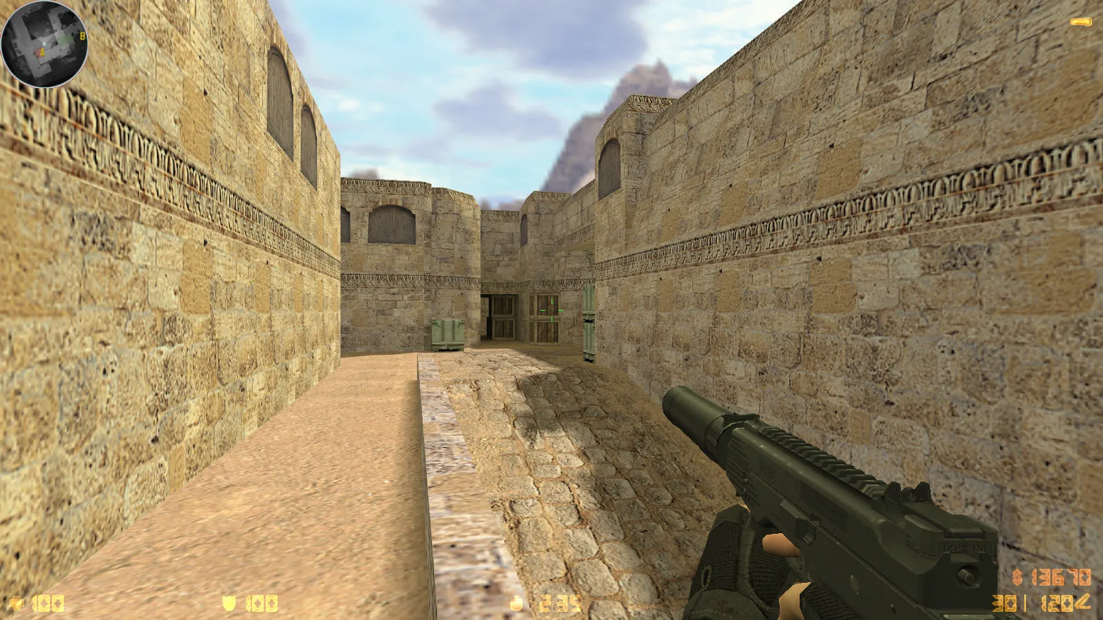 Скриншот  CS 1.6 Havoc сборка: 29 скинов оружия, темное меню, звуки и музыка, оптимизированный конфиг, стабильный запуск