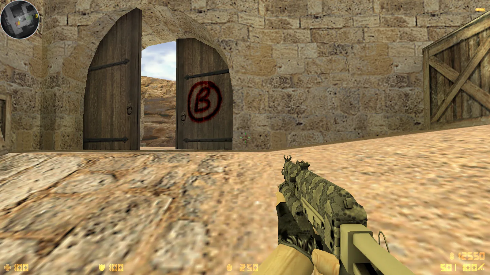 Скриншот  CS 1.6 Havoc сборка: 29 скинов оружия, темное меню, звуки и музыка, оптимизированный конфиг, стабильный запуск