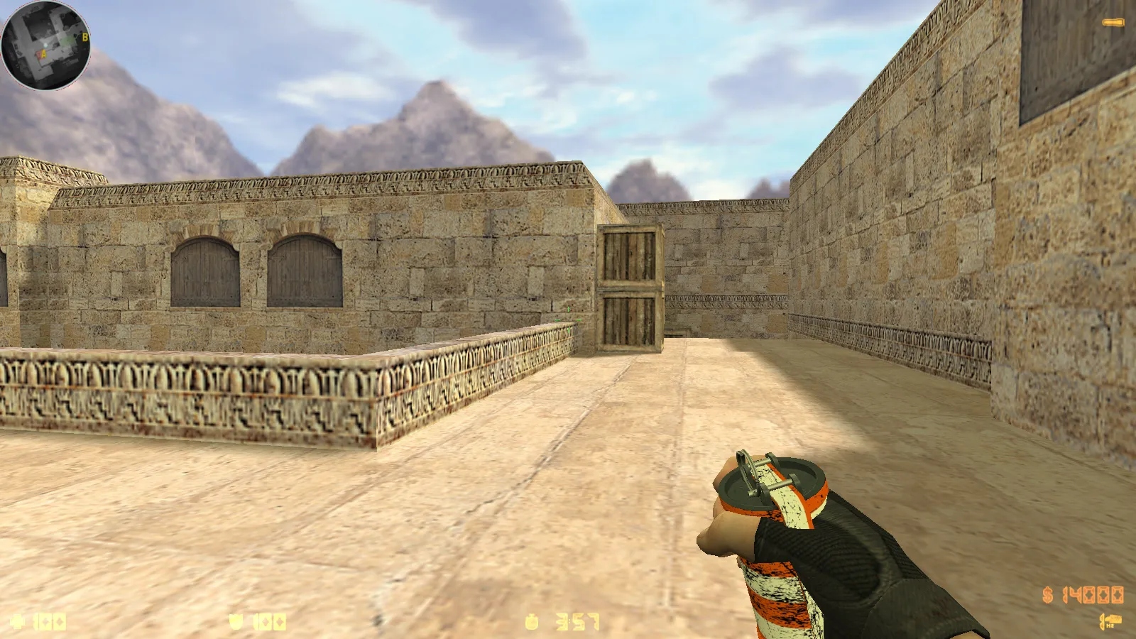 Скриншот  CS 1.6 Havoc сборка: 29 скинов оружия, темное меню, звуки и музыка, оптимизированный конфиг, стабильный запуск