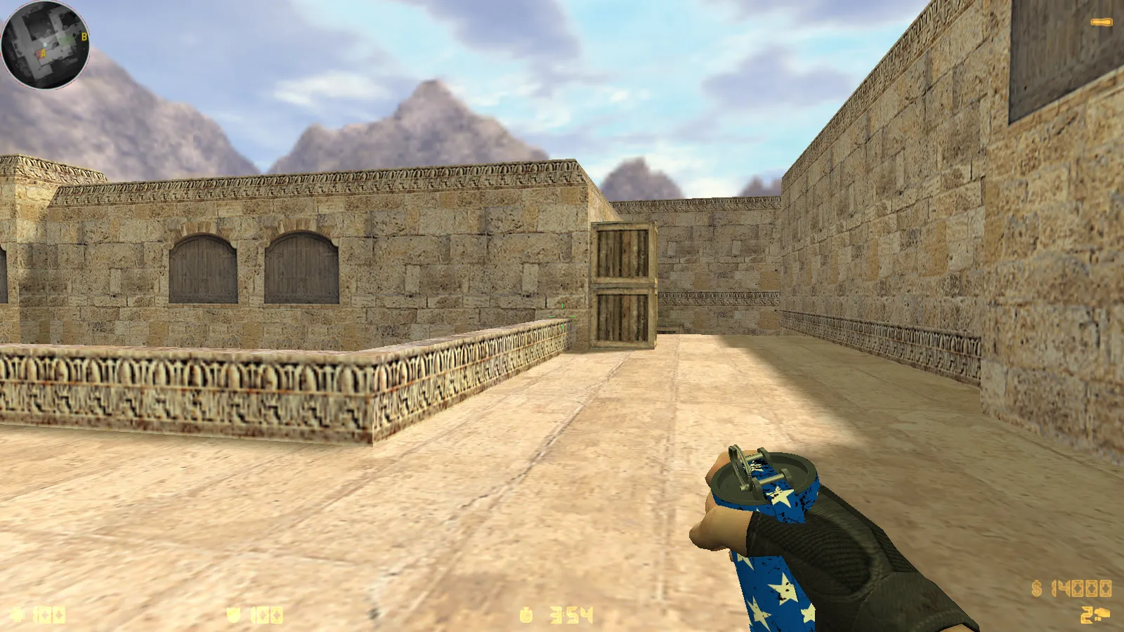 Скриншот  CS 1.6 Havoc сборка: 29 скинов оружия, темное меню, звуки и музыка, оптимизированный конфиг, стабильный запуск