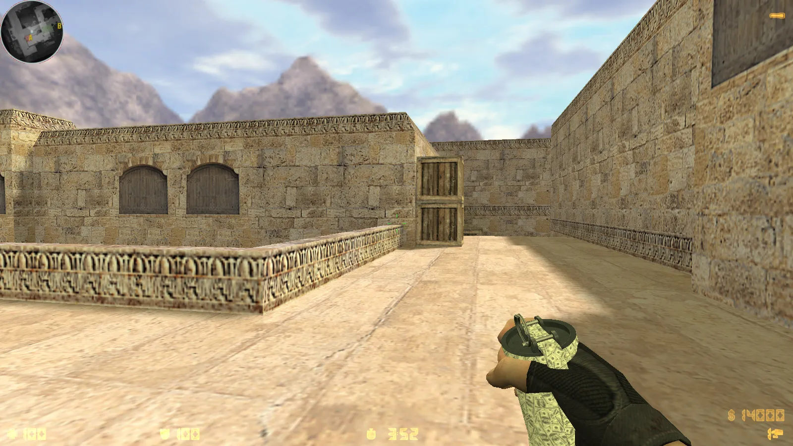 Скриншот  CS 1.6 Havoc сборка: 29 скинов оружия, темное меню, звуки и музыка, оптимизированный конфиг, стабильный запуск