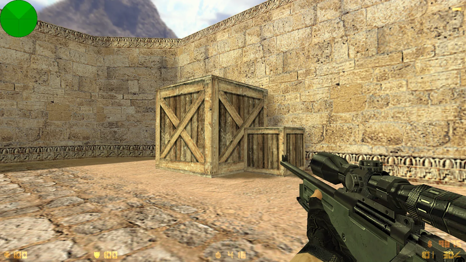 Скриншот  CS 1.6 HD Original: чистая сборка с 29 HD-моделями оружия, оптимизированным конфигом и обновленными звуками