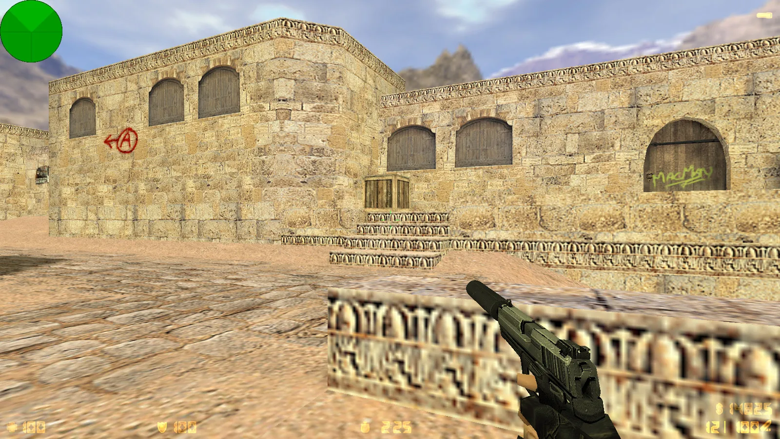 Скриншот  CS 1.6 HD Original: чистая сборка с 29 HD-моделями оружия, оптимизированным конфигом и обновленными звуками