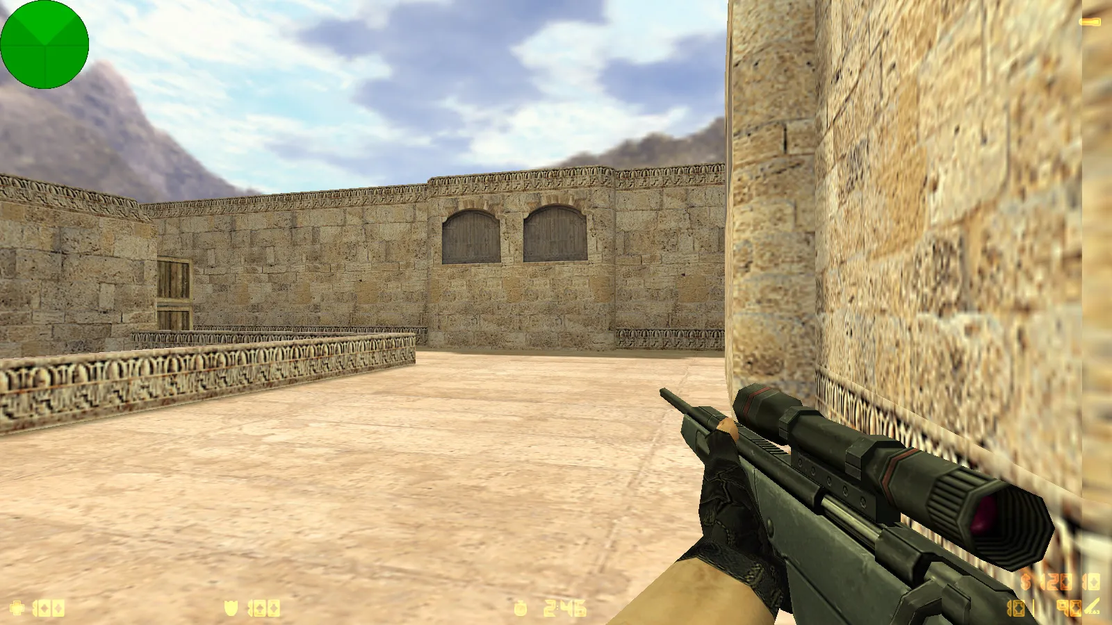 Скриншот  CS 1.6 HD Original: чистая сборка с 29 HD-моделями оружия, оптимизированным конфигом и обновленными звуками