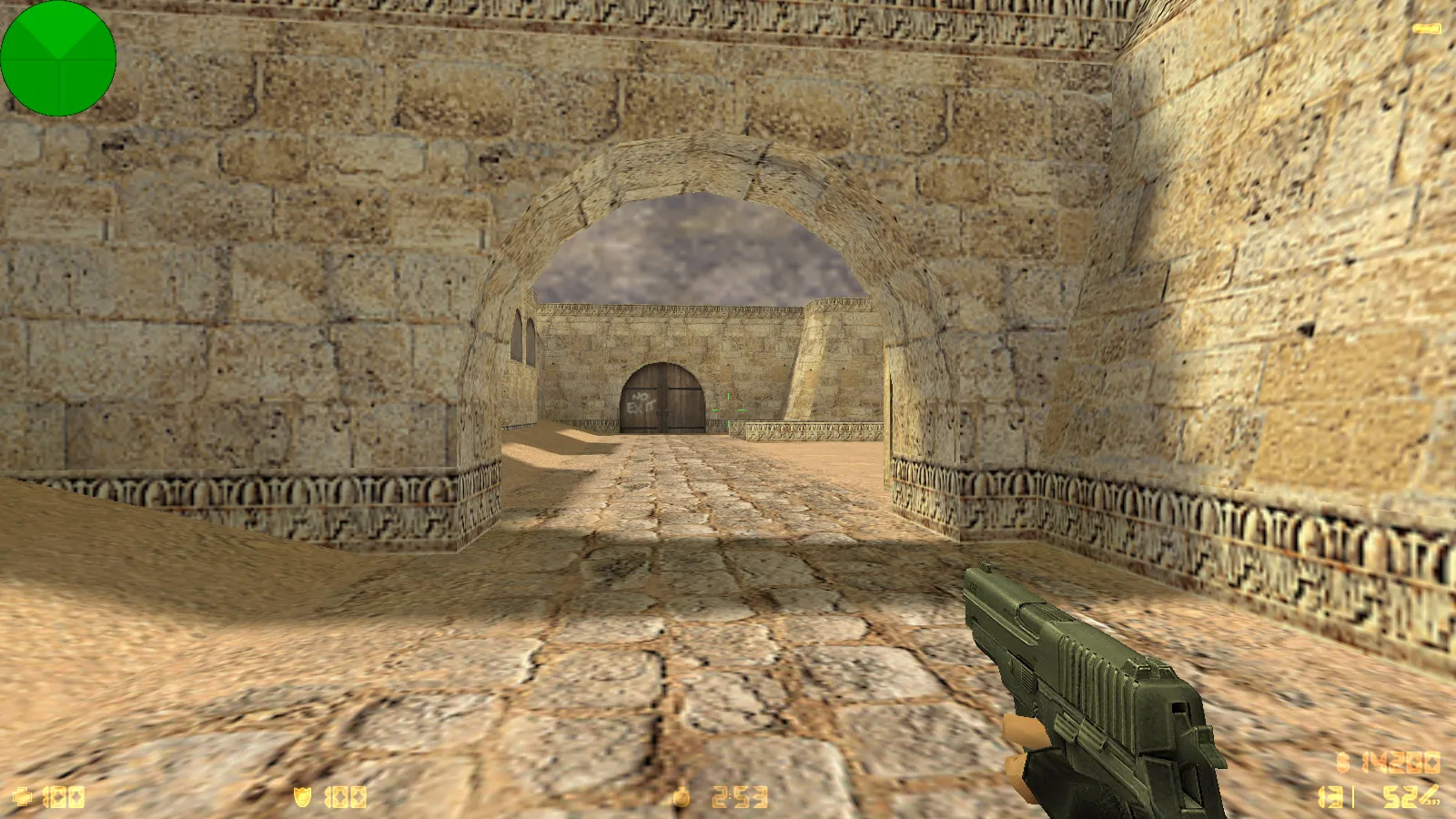 Скриншот  CS 1.6 HD Original: чистая сборка с 29 HD-моделями оружия, оптимизированным конфигом и обновленными звуками