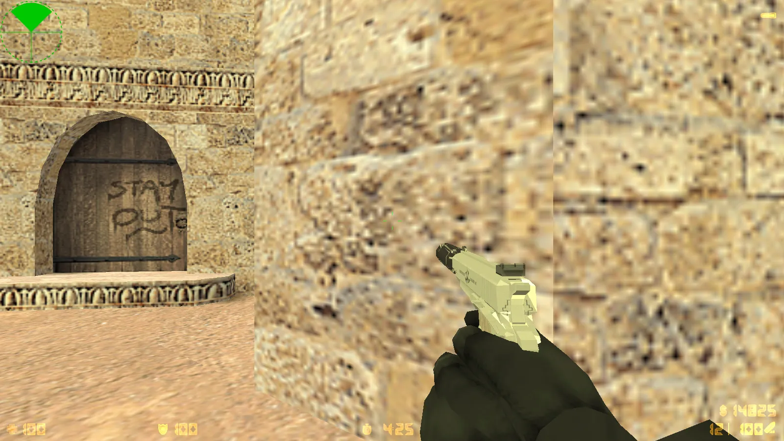 Скриншот CS 1.6 Hitman — сборка с агентом 47, заменами моделей, черным меню и оптимизированным конфигом