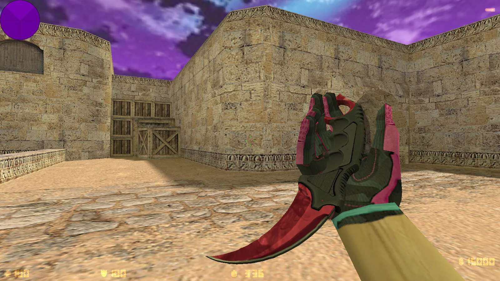 Скриншот CS 1.6 от hoss: блогерская сборка с 9 новинками, скинами, звуками, черным меню и оптимизированным конфигом