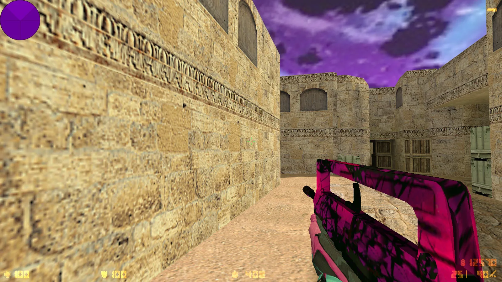 Скриншот  CS 1.6 от hoss: блогерская сборка с 9 новинками, скинами, звуками, черным меню и оптимизированным конфигом